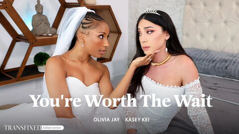 Olivia Jay & Kasey Kei – Sensual First Time Wedding Night Creampie