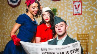 Timeless Scene 3 – Jane Wilde & Alexis Tae Threesome with Soldier