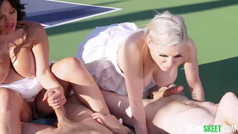 TeamSkeetSelects - Alix Avery, Mona Azar, Selina Bentz - Fun In The Sun Outdoor Sex