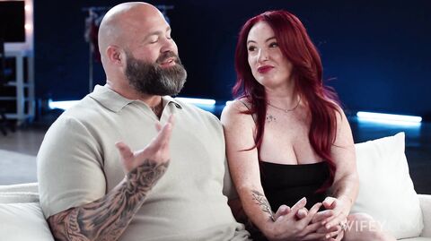Wifey Redheaded Hotwife Peach BBC sex with Dan and crew