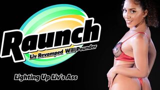 Liv Revamped interracial anal creampie with Will Pounder