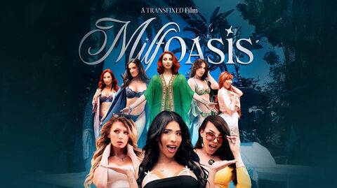 Sophia Locke milf lesbian orgy at Transfixed Oasis