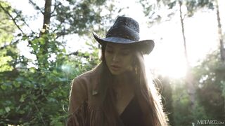 Santa in Wild Country Nude Forest