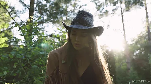 Santa in Wild Country Nude Forest