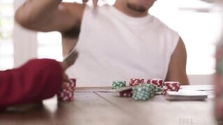 Leana Lovings loses poker bet and fucks Victor Ray Pure Taboo scene