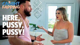 Sky Wonderland caught masturbating and fucked by Seth Gamble