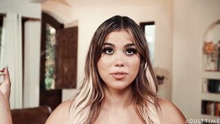 Lilith Grace gets DP’d and covered in cum in Accidental Gangbang