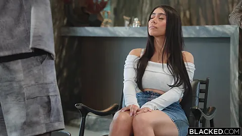 Blacked BBC - Queen Violet Takes On Three Cocks