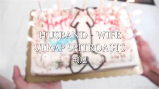 Husband-Wife Strap Spitroasts #02 - Bambi Barton, James Angel & Venus Valencia