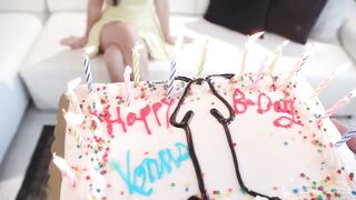 Husband-Wife Strap Spitroasts #02 - Bambi Barton, James Angel & Venus Valencia