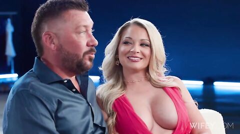 Alexa Leigh And Keith: Busty Blonde Hotwife Puts On A Show For Hubby