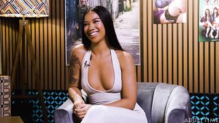 Ebony Model Ameena Green The Adult Time Podcast