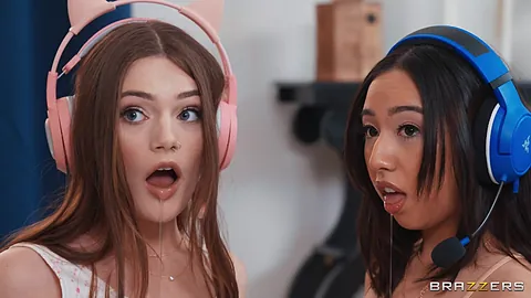 Juniper Ren and Liora Vane Compete for One Thick Cock - Brazzers