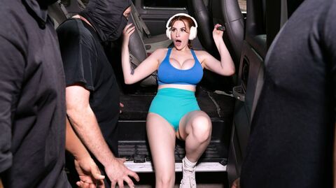 Abigaiil Morris’s prank proposal turns into a dirty cop revenge threeway + bukkake