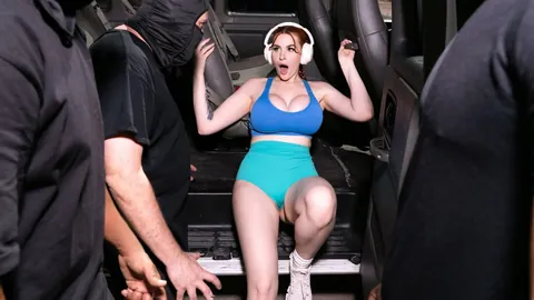 Abigaiil Morris’s prank proposal turns into a dirty cop revenge threeway + bukkake