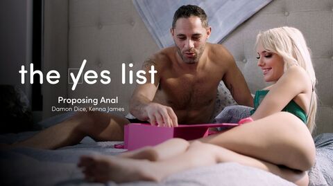 Kenna James and Damon Dice explore anal sex with communication and care – lube, toys, and patient checking in.