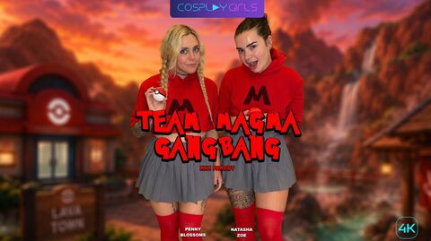 Penny Blossoms, Tasha Jobbins - Team Magma Gangbang