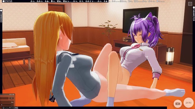 3D HENTAI YURI Schoolgirls Examine their Bodies for the first Time